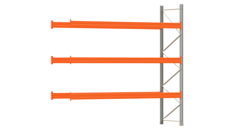 Palettenregal ARTUS Anbauregal Breite 3.600 mm Fachlast 4.000 kg (3 Ebenen)
