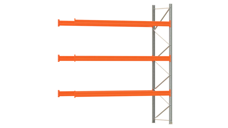 Palettenregal ARTUS Anbauregal Breite 3.600 mm Fachlast 4.000 kg (3 Ebenen)