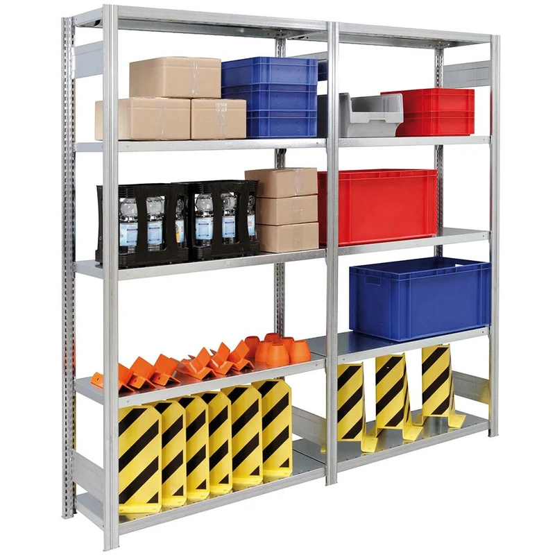 Fachbodenregal Grundregal mit Fachlast 350 kg – verzinktes Stecksystem