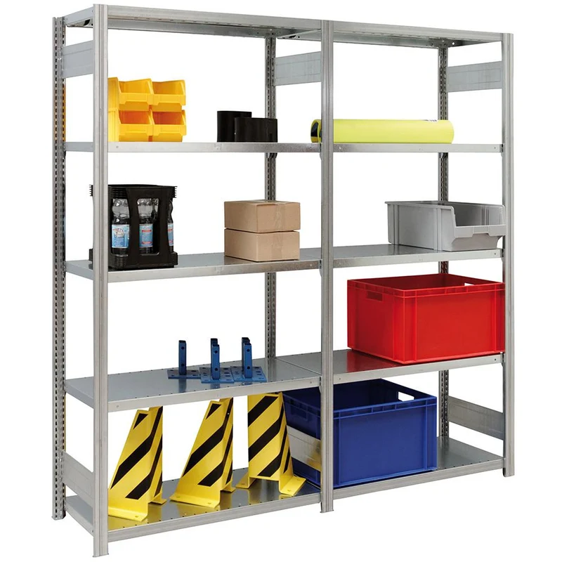 Fachbodenregal Grundregal Fachlast 250 kg – verzinktes Stecksystem