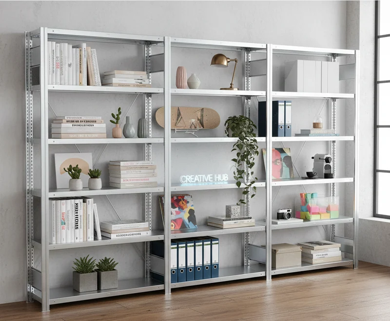 Büroregal Anbauregal in verzinkt Fachlast 150 kg