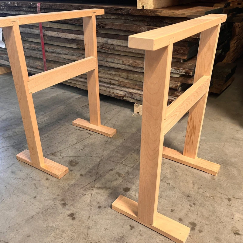 Tischbock Buche Höhe: 73 cm (1 Paar)