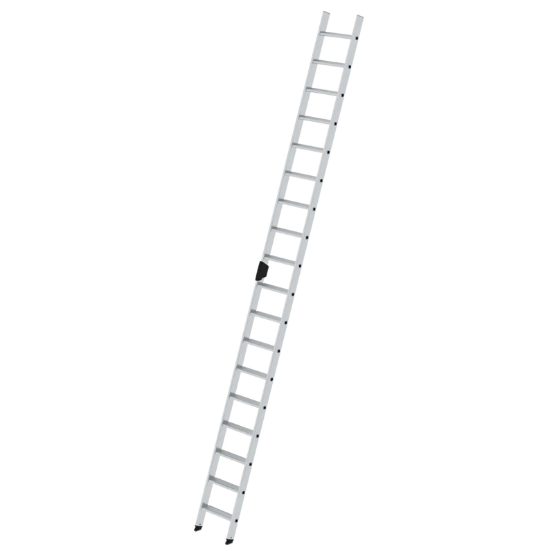 Stufen-Anlegeleiter 420 mm – Aluminium-Leiter ohne Traverse, einseitig begehbar