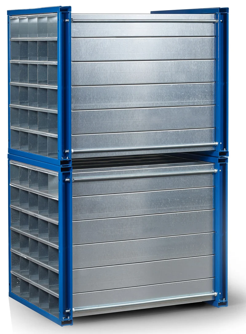 Schwerlastregal Wabenregal BxTxH 1000x1000x1000 mm Traglast 87 kg