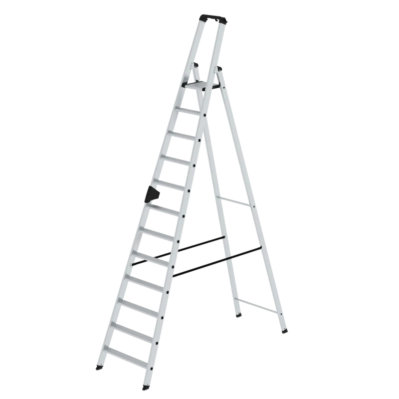 Stufen-Stehleiter mit safe-cap einseitig begehbar