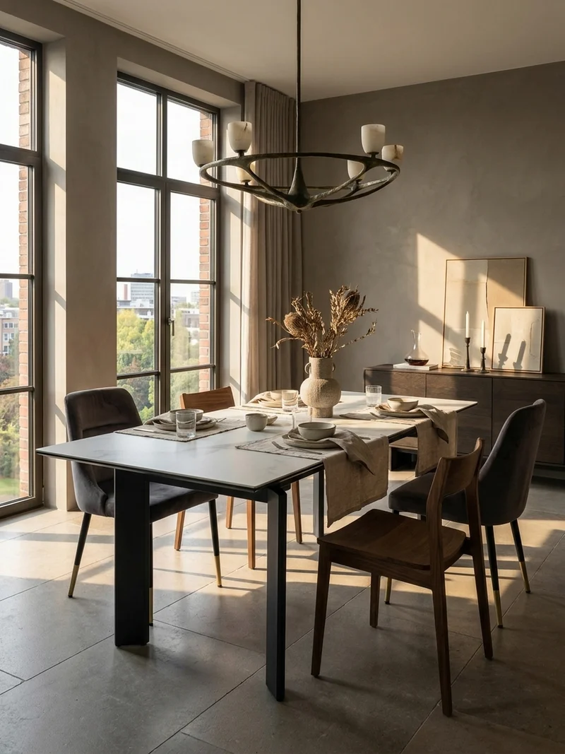 Esstisch Ausziehbar Keramik Glas Marmoroptik 180-240