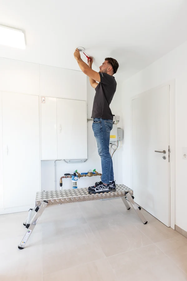 Arbeitsdiele aus Aluminium klappbar