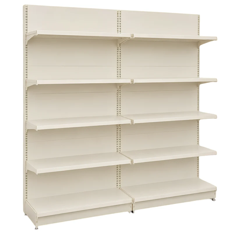 InhandKraft® Wandregal für Kiosk & Laden - Modul 120 cm - Cremeweiß