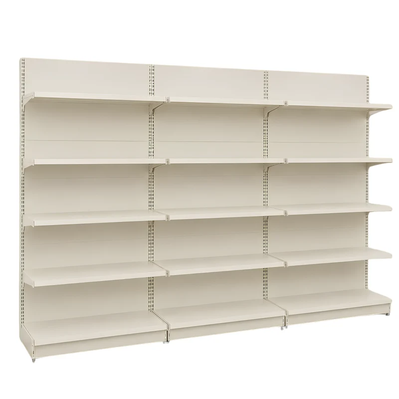 InhandKraft® Wandregal für Kiosk & Laden - Modul 120 cm - Cremeweiß