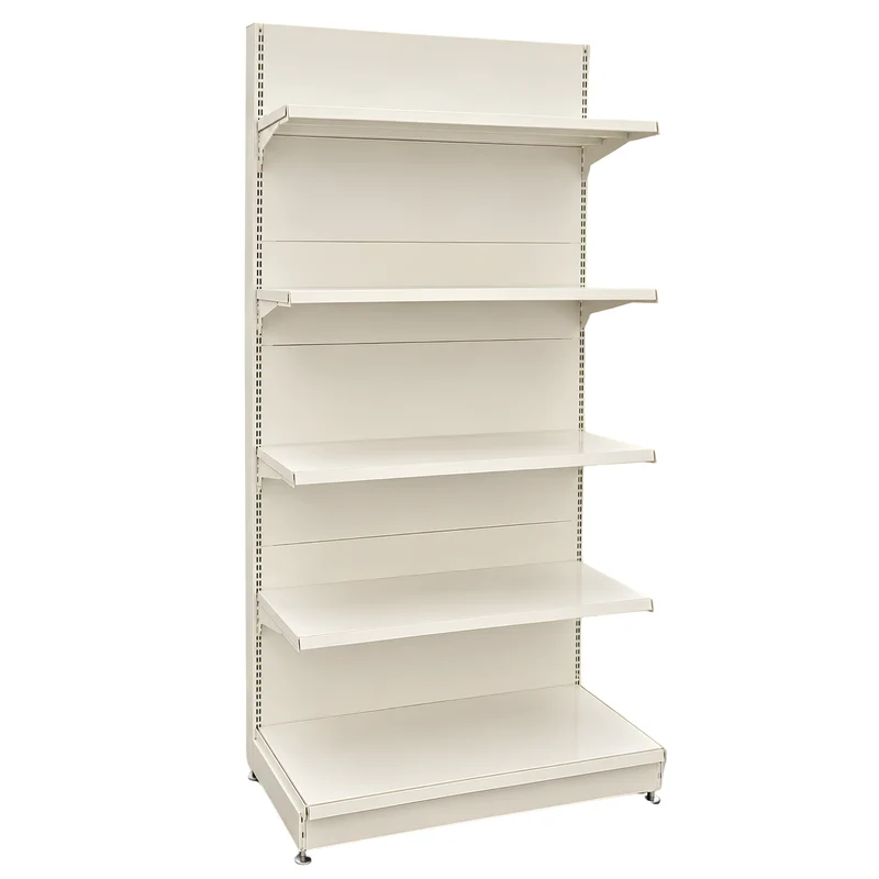 InhandKraft® Wandregal für Kiosk & Laden - Modul 90 cm - Cremeweiß