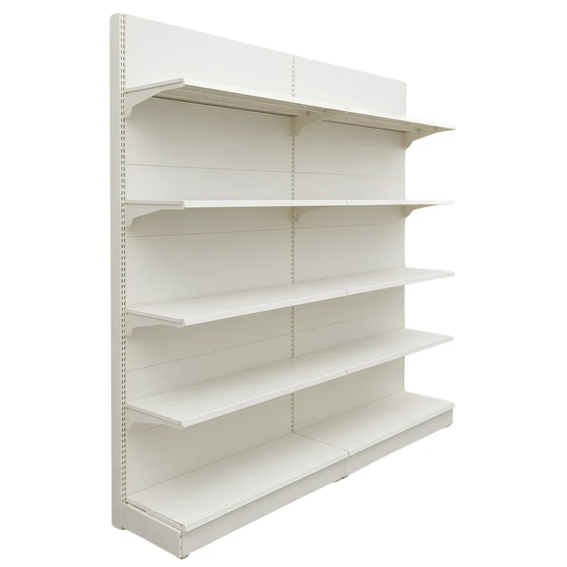 InhandKraft® Wandregal für Kiosk & Laden - Modul 90 cm - Cremeweiß