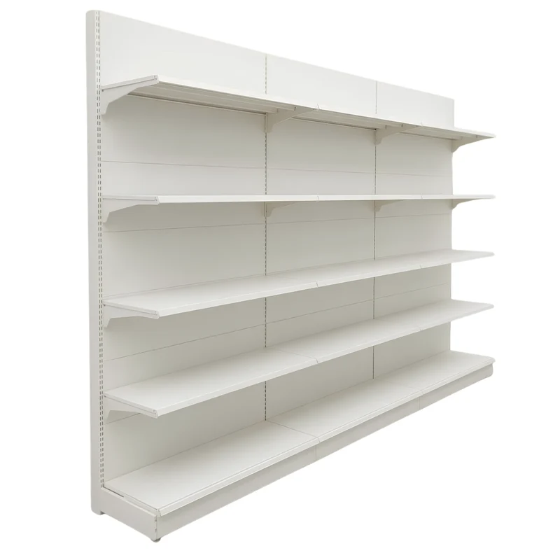 InhandKraft® Wandregal für Kiosk & Laden - Modul 90 cm - Cremeweiß