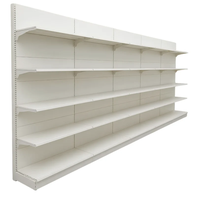 InhandKraft® Wandregal für Kiosk & Laden - Modul 90 cm - Cremeweiß