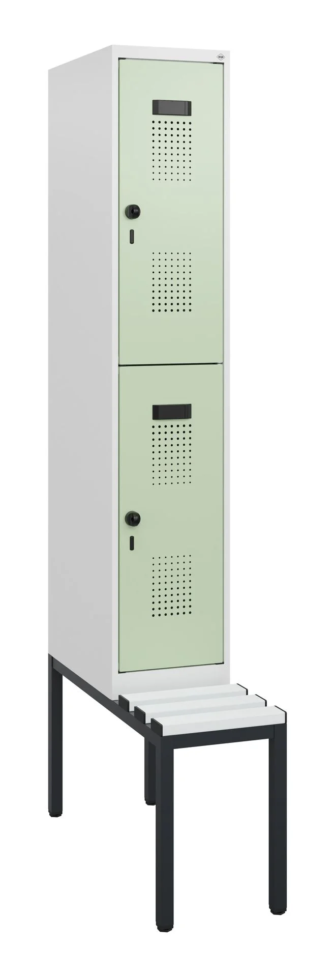 Doppelstock Spind EVOLO Plus aus Stahl