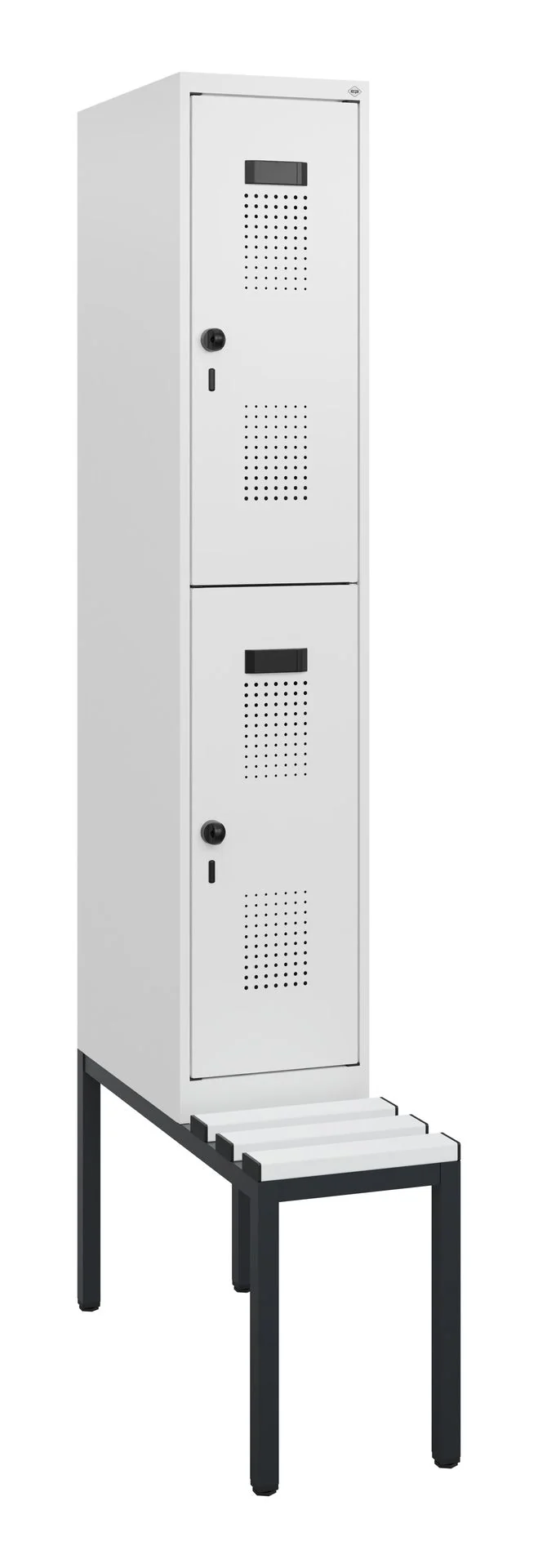 Doppelstock Spind EVOLO Plus aus Stahl