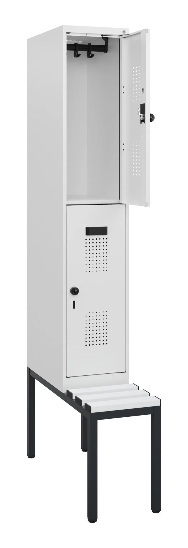 Doppelstock Spind EVOLO Plus aus Stahl
