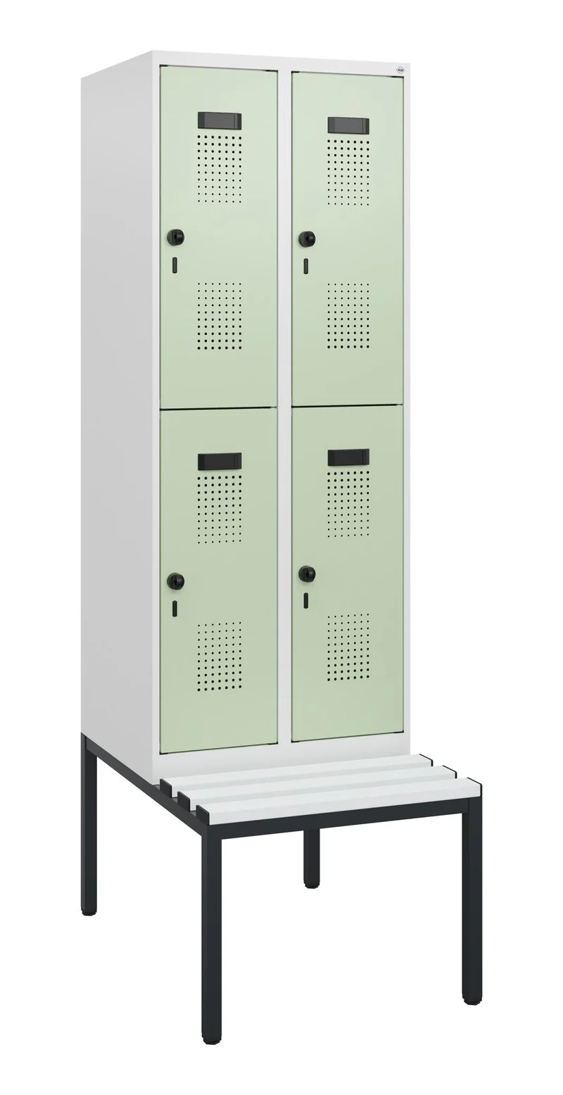 Doppelstock Spind EVOLO Plus aus Stahl