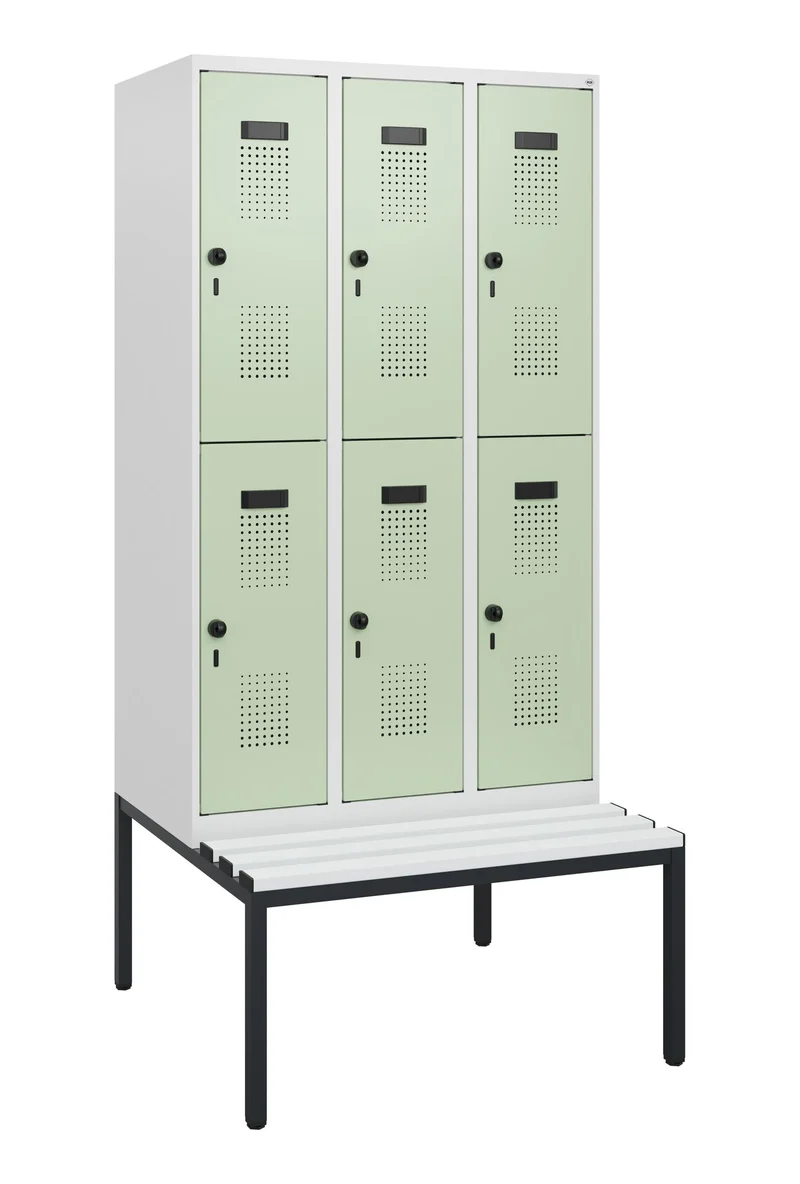 Doppelstock Spind EVOLO Plus aus Stahl