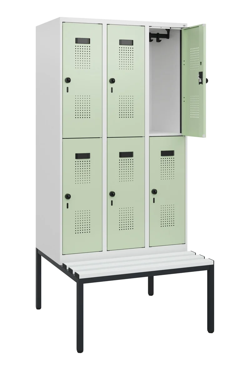 Doppelstock Spind EVOLO Plus aus Stahl