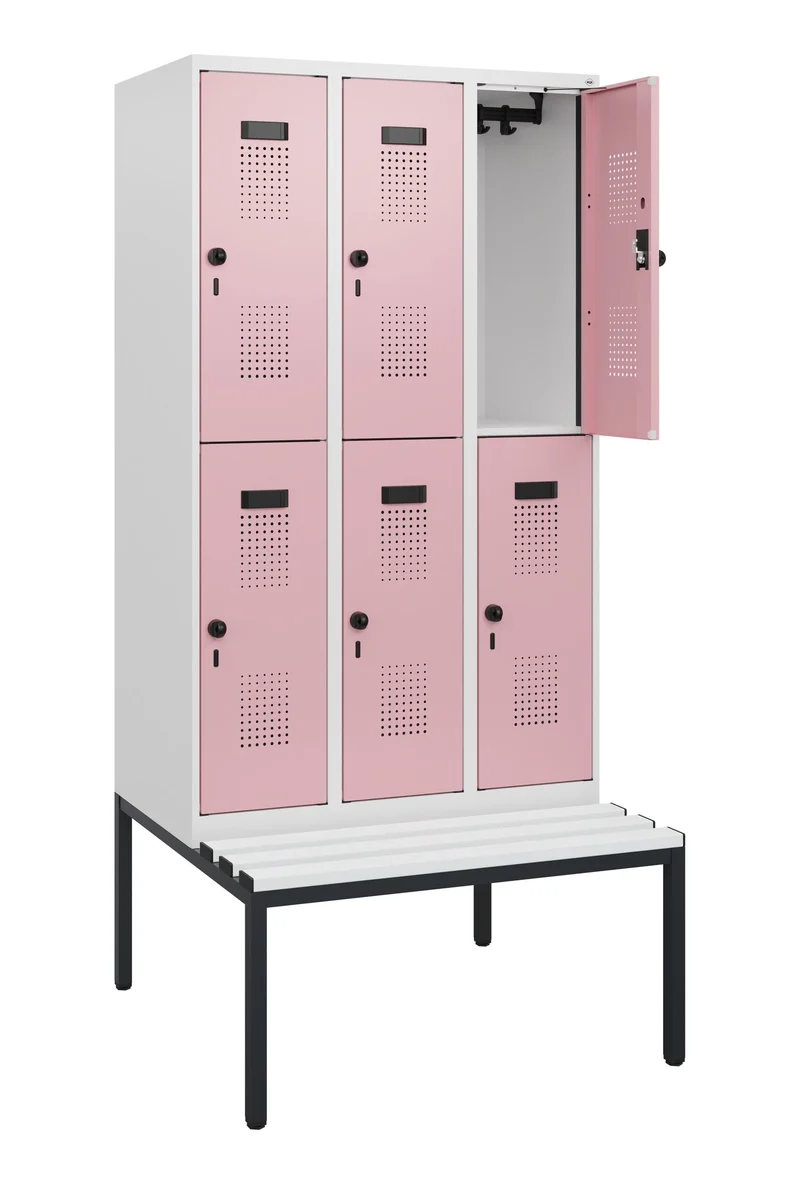 Doppelstock Spind EVOLO Plus aus Stahl