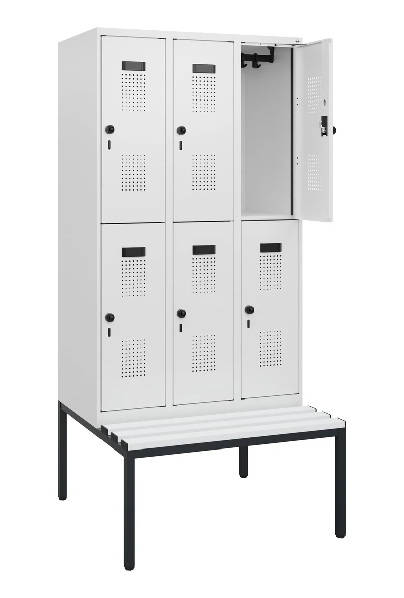 Doppelstock Spind EVOLO Plus aus Stahl