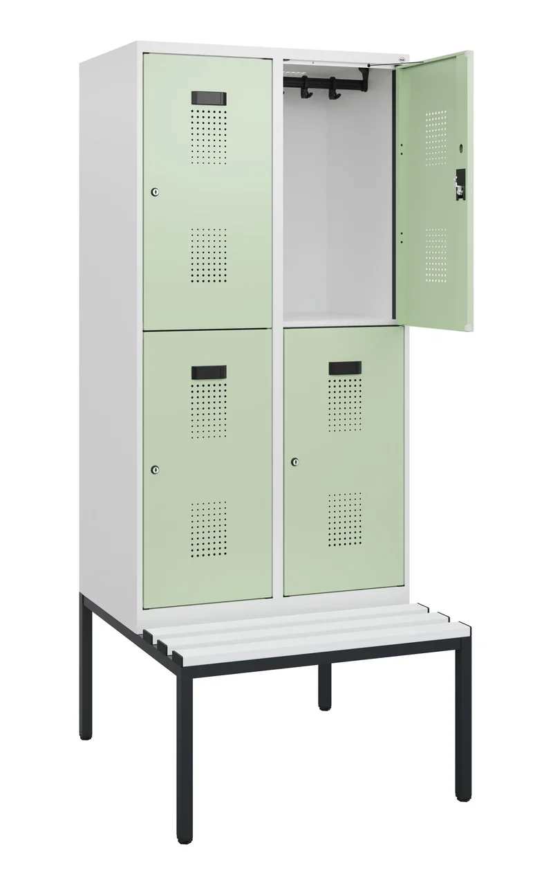 Doppelstock Spind EVOLO Plus aus Stahl