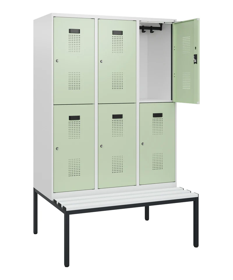 Doppelstock Spind EVOLO Plus aus Stahl