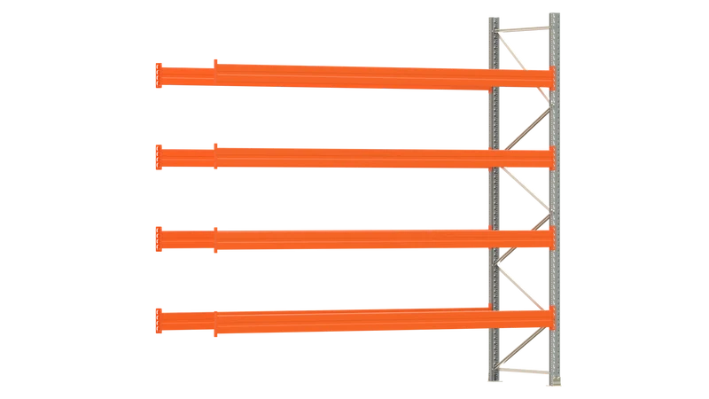 Palettenregal ARTUS Anbauregal Breite 3.600 mm Fachlast 4.000 kg (4 Ebenen)