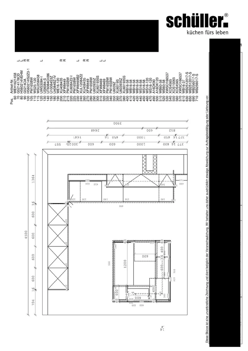 Küche MOE Modena K046 Esche Nordic Nachbildung