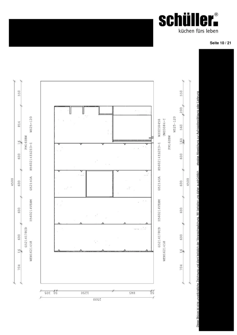 Küche MOE Modena K046 Esche Nordic Nachbildung