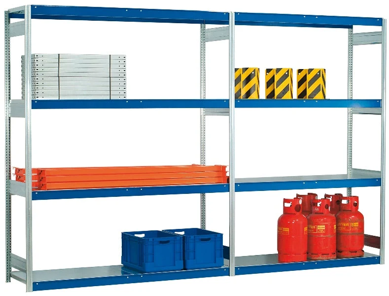 Weitspannregal Grundregal mit Stahlpaneel Fachlast 400 kg