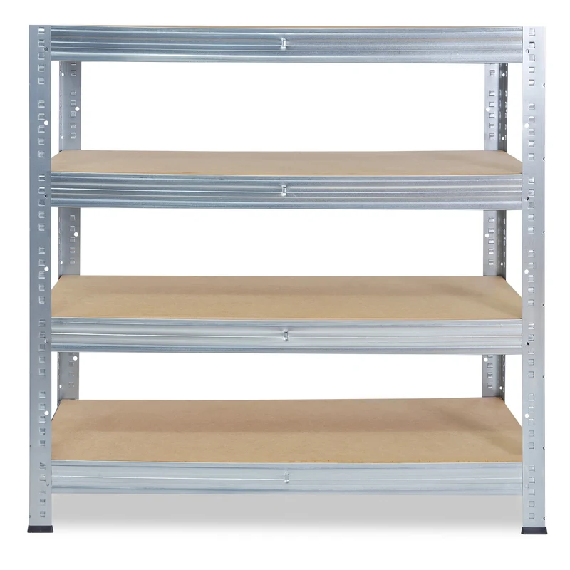 shelfplaza PRO Schwerlastregal 115x130x30 cm verzinkt mit 4 Böden