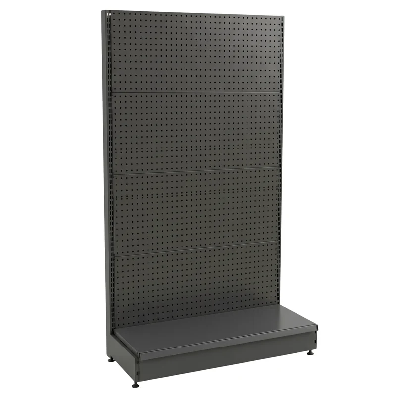 InhandKraft® Lochwandregal für Kiosk & Laden - Modul 120 cm - Anthrazit