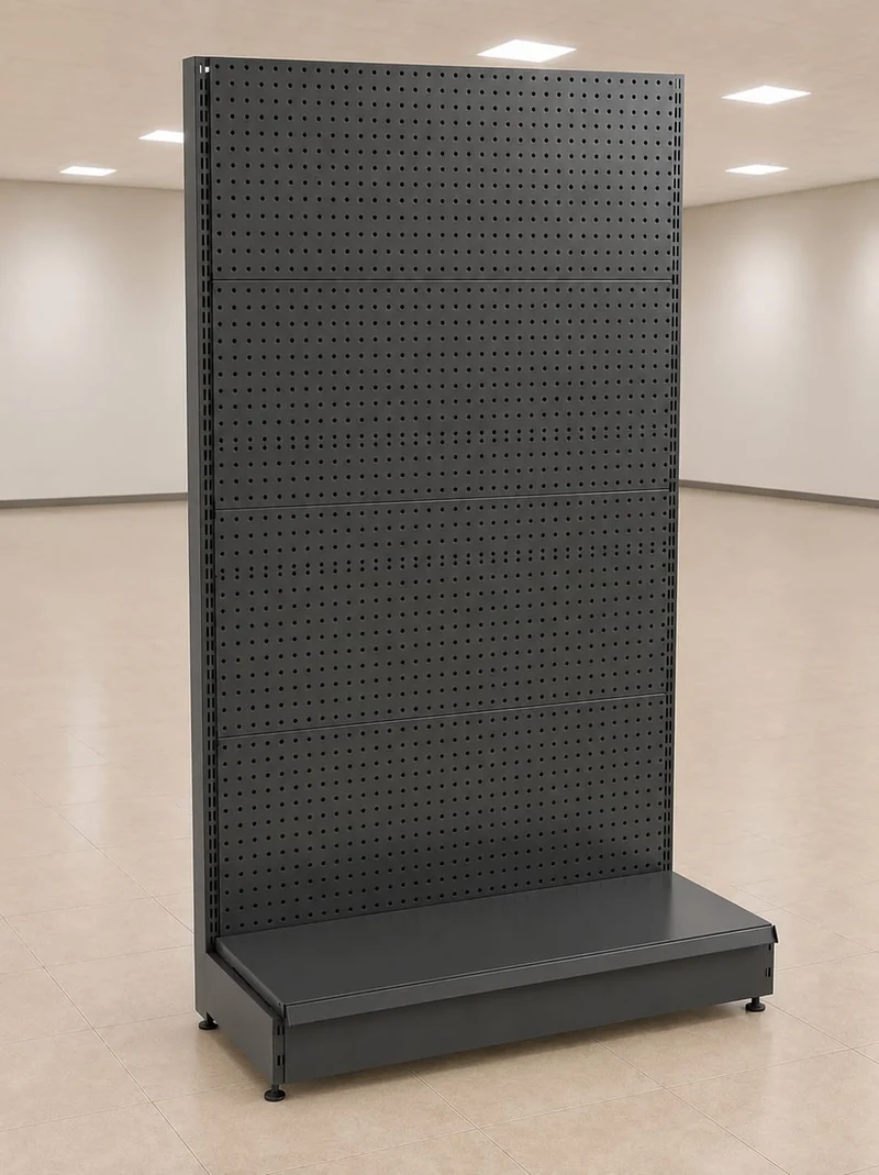 InhandKraft® Lochwandregal für Kiosk & Laden - Modul 120 cm - Anthrazit