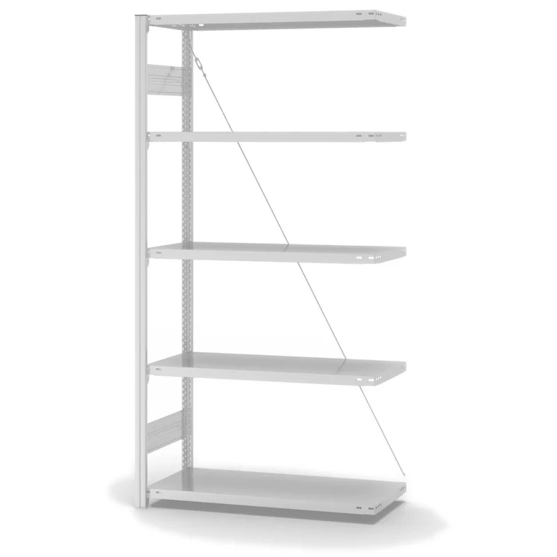 Antibakterielles Fachbodenregal Anbauregal mit Fachlast 150 kg