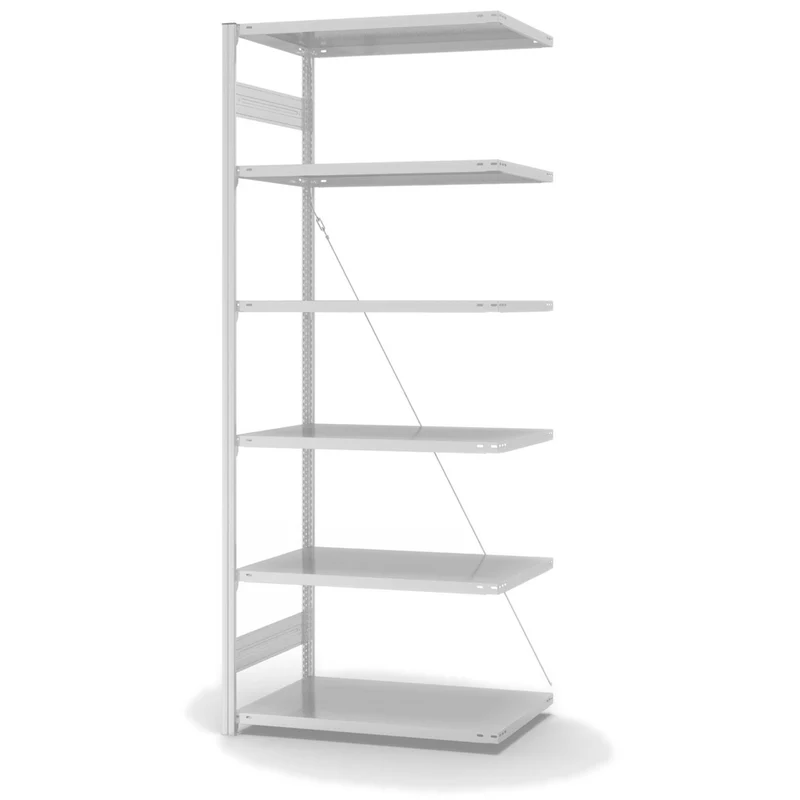 Antibakterielles Fachbodenregal Anbauregal mit Fachlast 150 kg