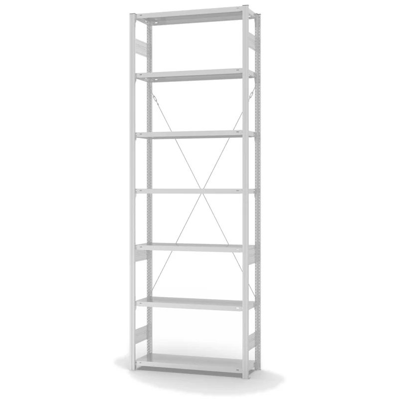 Antibakterielles Fachbodenregal Grundregal – hygienisch & belastbar 150 kg