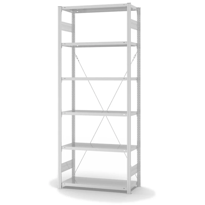 Antibakterielles Fachbodenregal Grundregal – hygienisch & belastbar 150 kg