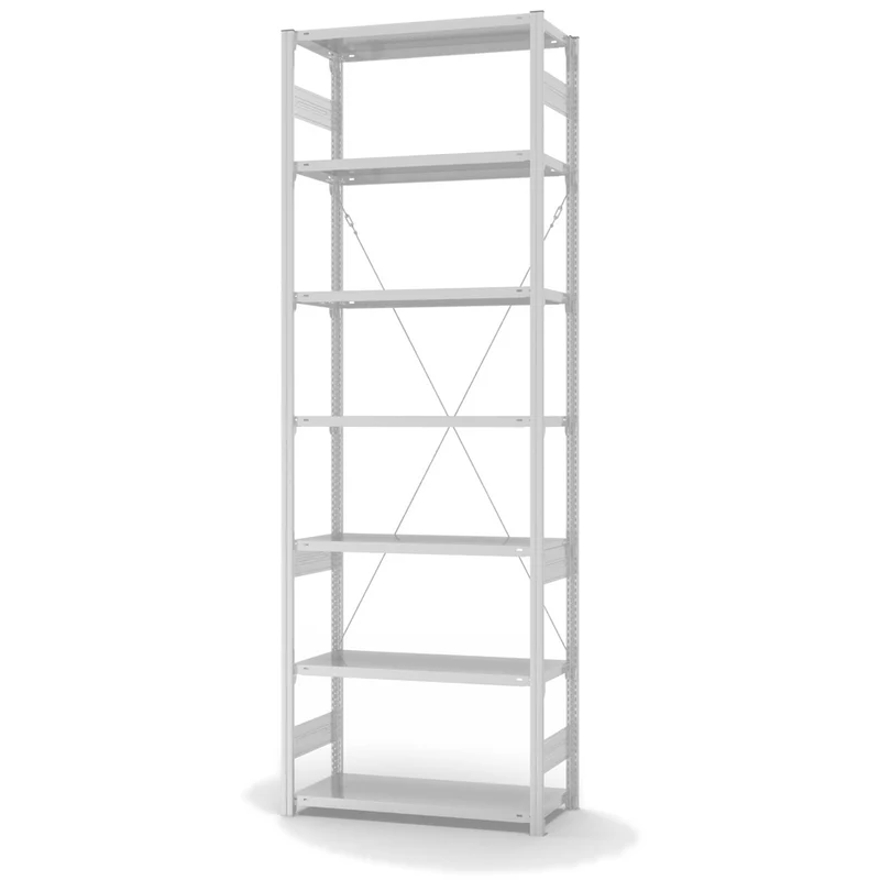 Antibakterielles Fachbodenregal Grundregal – hygienisch & belastbar 150 kg