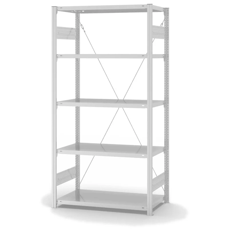Antibakterielles Fachbodenregal Grundregal – hygienisch & belastbar 150 kg