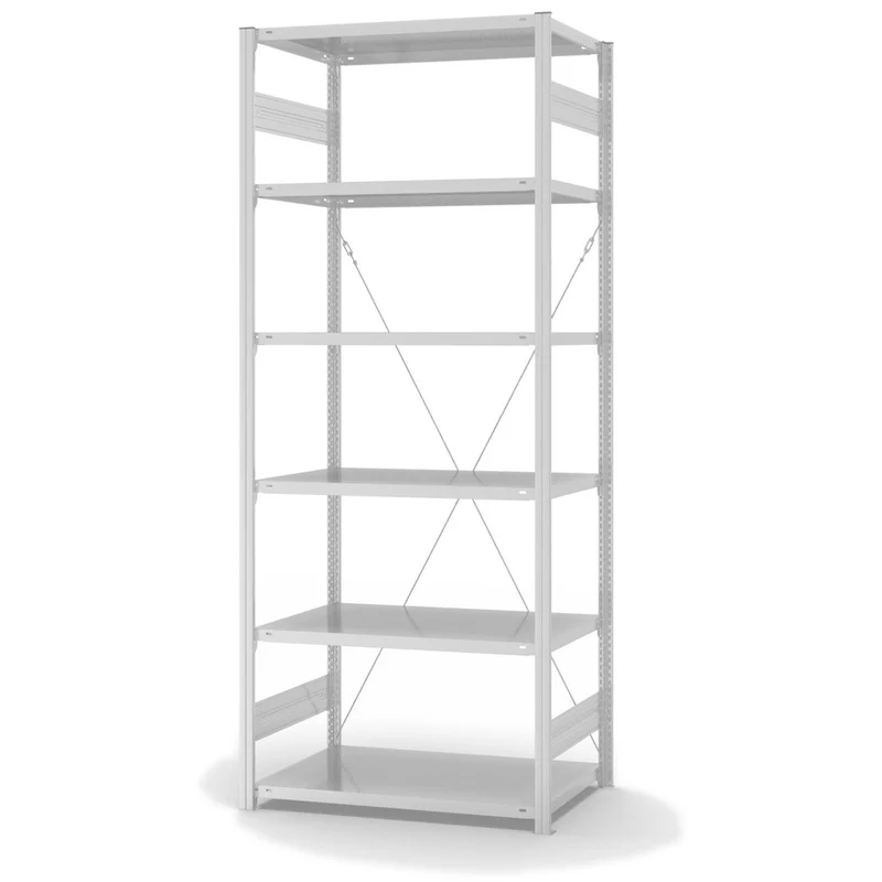 Antibakterielles Fachbodenregal Grundregal – hygienisch & belastbar 150 kg