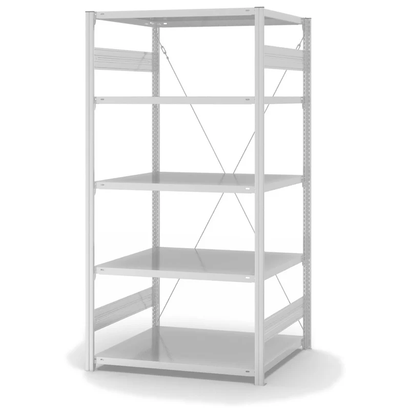 Antibakterielles Fachbodenregal Grundregal – hygienisch & belastbar 150 kg