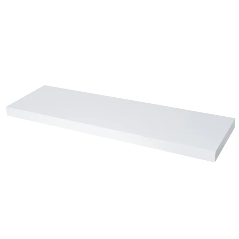 Verdecktes Bücherregal - 3er Pack - Weiß Matt - 80cm