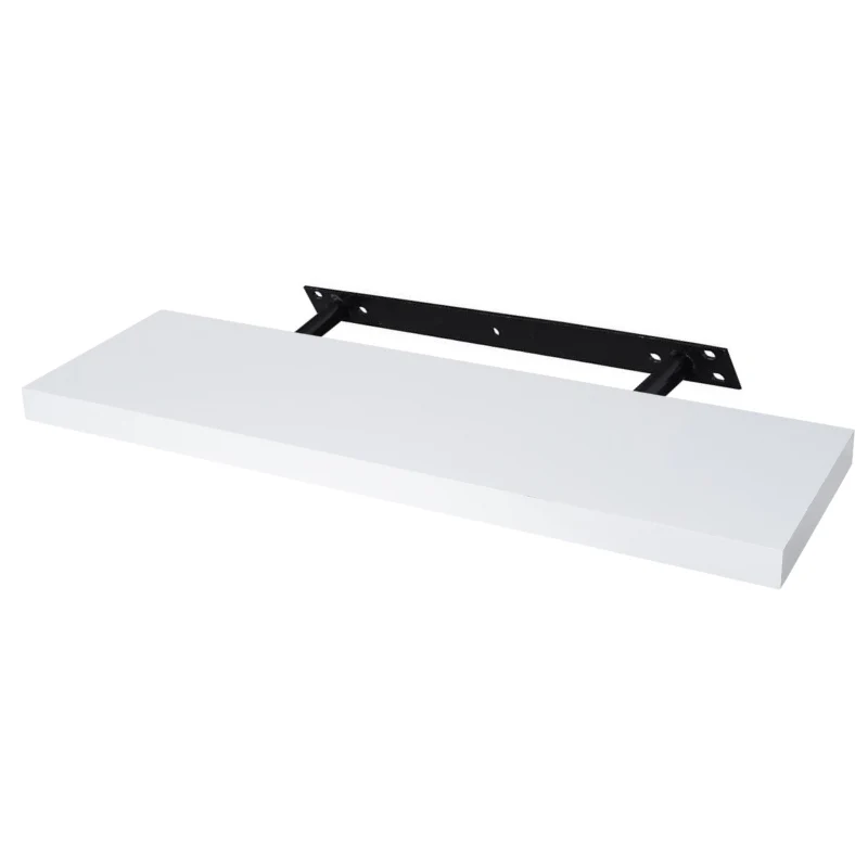 Verdecktes Bücherregal - 3er Pack - Weiß Matt - 80cm