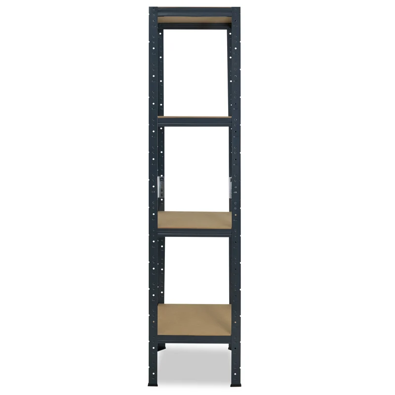 shelfplaza HOME Schwerlastregal 200x60x60 cm anthrazit mit 4 Böden
