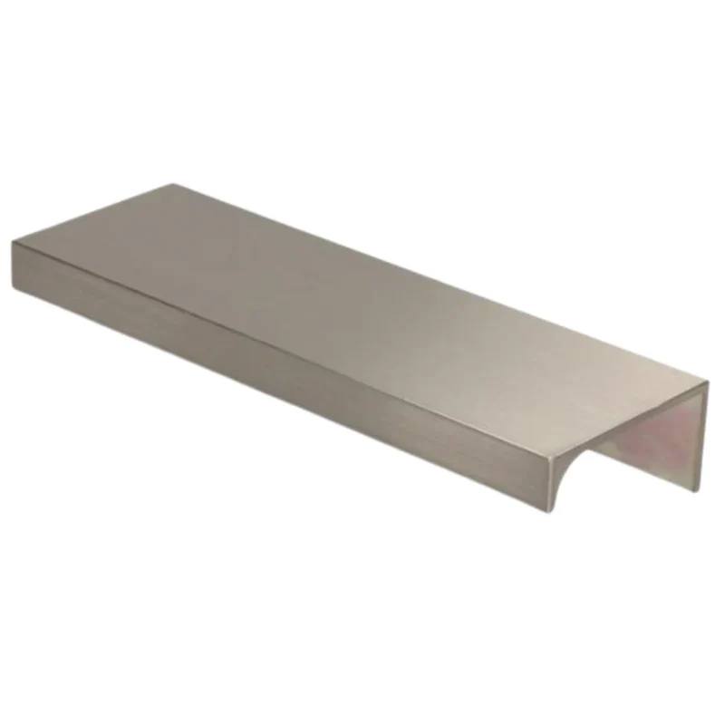 Edge Grip Rundprofil-Griff 416mm (436mm Gesamtlänge) - Gebürsteter Edelstahl