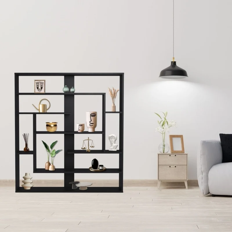 Mein-Regal Wandregal SEBASTIAN aus Holz MDF, bis zu 9 Fächer