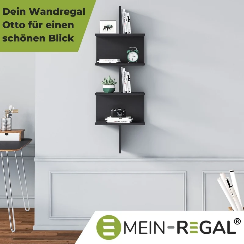 Mein-Regal Wandregal OTTO aus Holz MDF, bis zu 6 Fächer