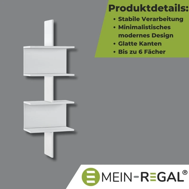 Mein-Regal Wandregal OTTO aus Holz MDF, bis zu 6 Fächer