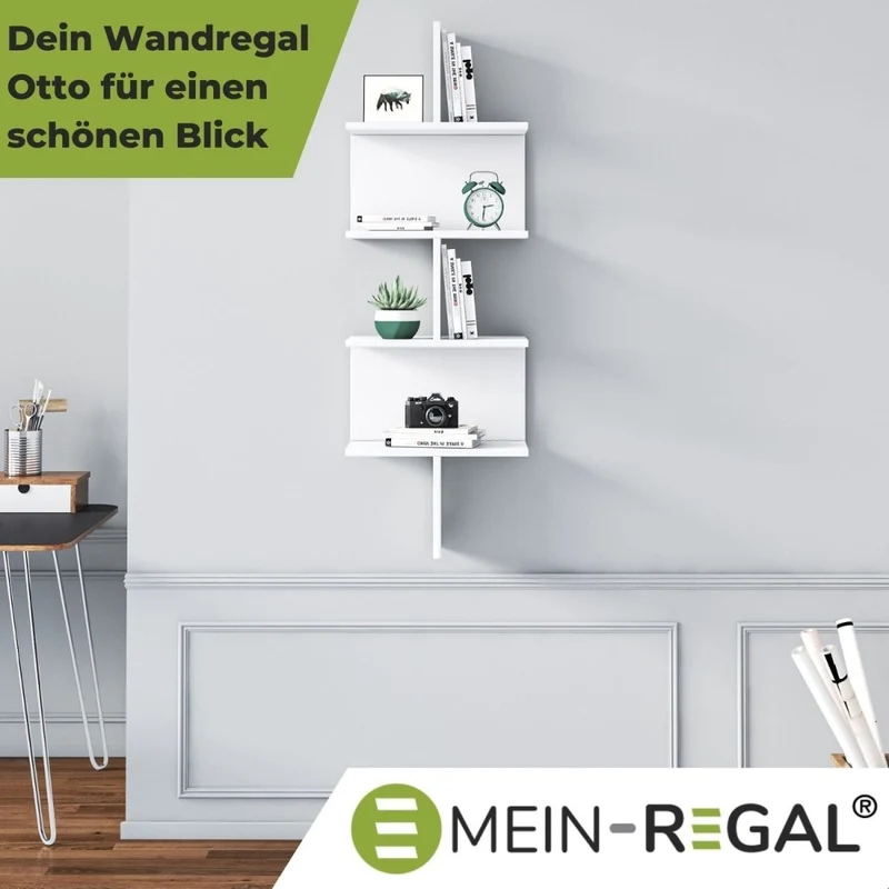 Mein-Regal Wandregal OTTO aus Holz MDF, bis zu 6 Fächer